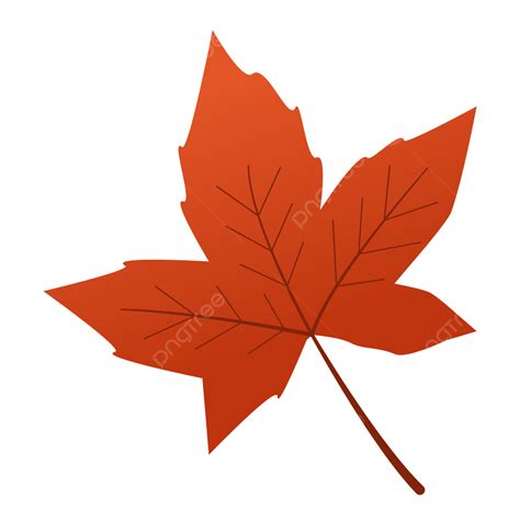 Autumn Red Maple Leaf Illustration Design, Maple, Autumn, Leaf PNG and ...