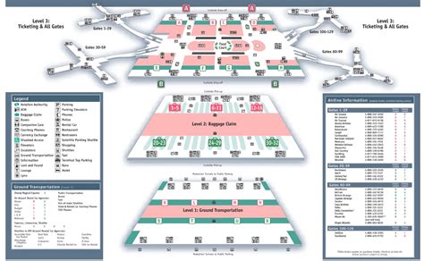 Mco Terminal Map Orlando Airport Terminal Map Florida