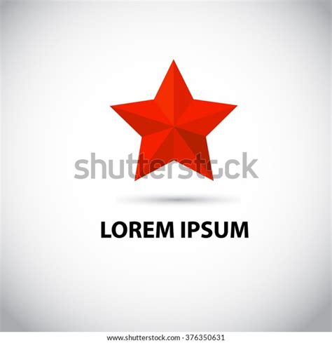 Logo Red Star Vector Stock Vector (Royalty Free) 376350631 | Shutterstock