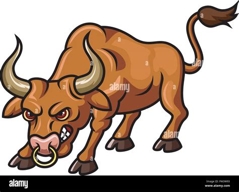 Bull cartoon hi-res stock photography and images - Alamy