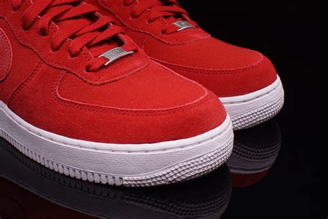 Nike Air Force 1 High 07 Red Suede - Sneaker Bar Detroit