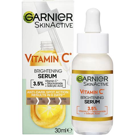 Garnier SkinActive Vitamin C Anti-Dark Spot Brightening Serum 30ml ...