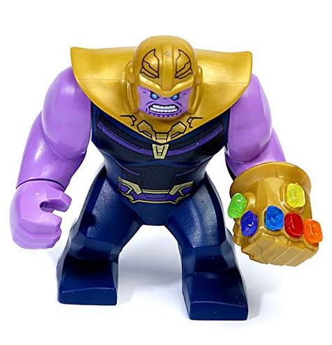 LEgO Thanos Minifigure with gauntlet and 6 Infinity Stones from ...