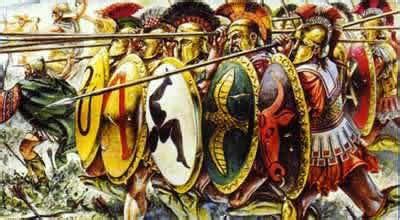 Hoplites in phalanx formation - The phalanx line gave the hoplite ...