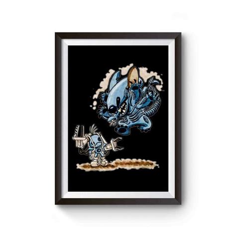 Stitch Alien Poster | Poster, Fine art paper, Stitch