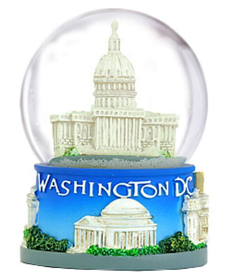 Washington DC Snow Globe US Capitol