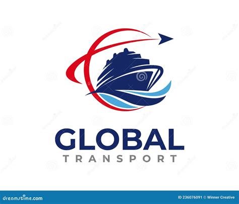 Ship Cargo Logo Design. Logistics and Transport Logo Design Vector ...