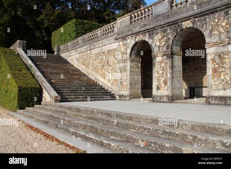 In the gardens of the castle of Vaux-le-Vicomte (France Stock Photo - Alamy