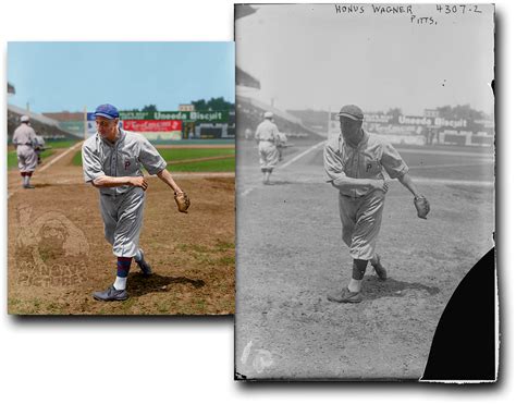 Bad images can still give good results. Honus Wagner, Pittsburgh ...