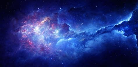 space, nebula, stars, universe, colorful, dark, blue HD Wallpaper