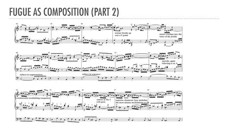 Counterpoint #20b - analysis of a Bach fugue - YouTube