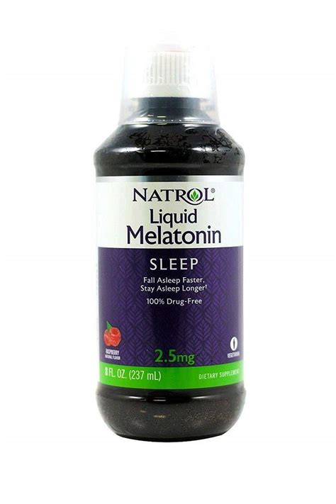 Amazon.com: Natrol Melatonin Liquid, 2.5mg, 8oz; with Cup : Health ...