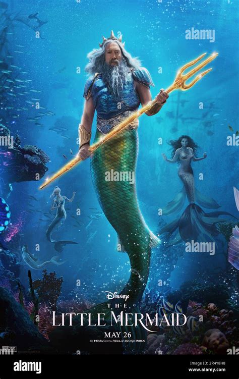 THE LITTLE MERMAID, US character poster, Javier Bardem as King Triton ...