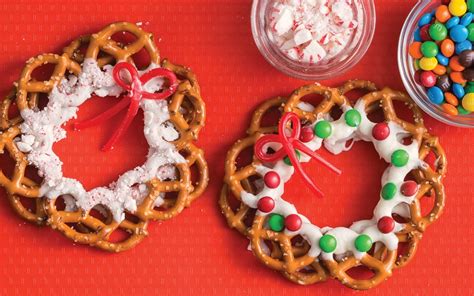 Chocolate Pretzel Wreaths - Parade