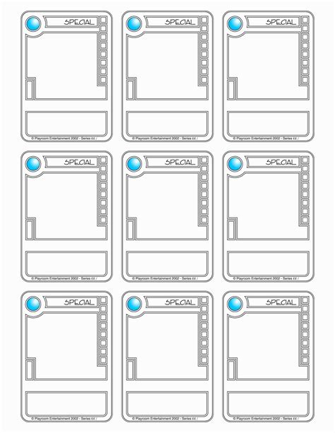 Trading Card Template Word | Creative Design Templates