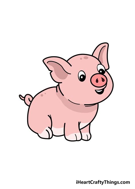 How to Draw a Pig Step by Step Easy How to Draw Easy Hores - Bauer Whours