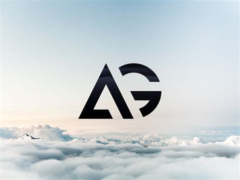 AG - The finished logo | Graphic design logo, Geometric logo ...