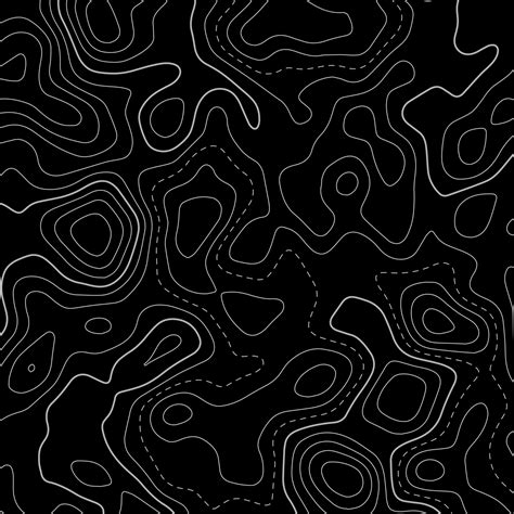 black topographic map lines background - Download Free Vector Art ...