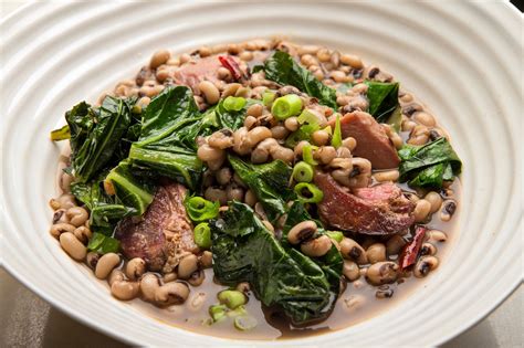 Black-Eyed Peas With Ham Hock and Collards - Dining and Cooking