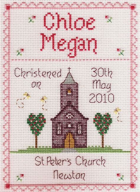 Girl Christening Cross Stitch Kit only £20.00