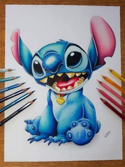 A drawing of Stitch 🌸 | Drawing Amino