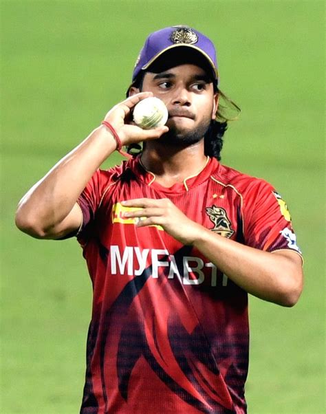 Kolkata : KKR's Suyash Sharma during a practice session