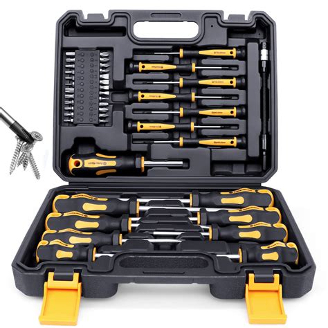 Buy Magnetic Screwdrivers Set with Case, Amartisan 42-piece Includs ...