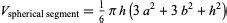 Spherical Cap -- from Wolfram MathWorld