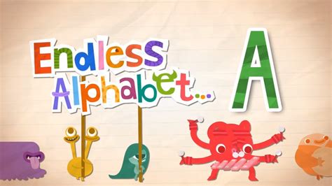 Endless Alphabet A To Z Letter A Learn The Most Common Vocabulary ...