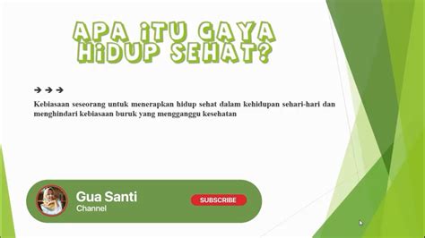 Powerpoint Gaya Hidup Sehat - YouTube