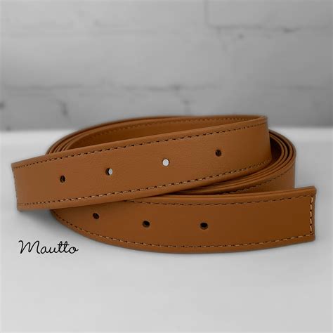 Leather Strap with Punched Holes on Each End - 1 inch Wide – Mautto