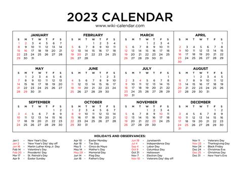 2023 calendar templates and images - 2023 year calendar yearly ...