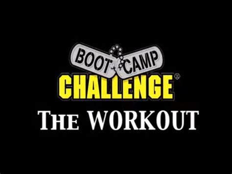 Boot Camp Challenge - The Workout - YouTube