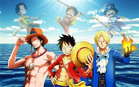 Luffy, Ace And Sabo One Piece Team Wallpapers - Wallpaper Cave