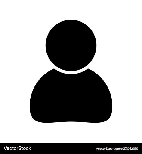 Simple human icon business design isolated Vector Image