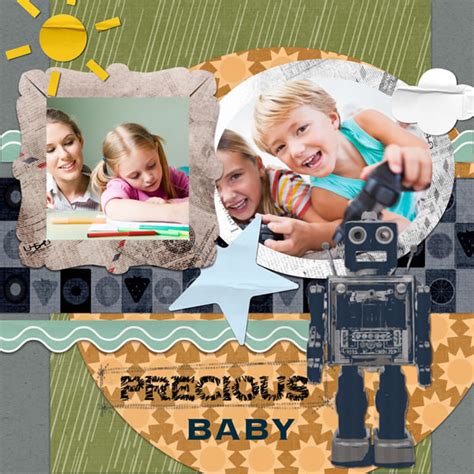 Kids Scrapbook Templates |Kids Scrapbook Samples | Kids Scrapbook Ideas