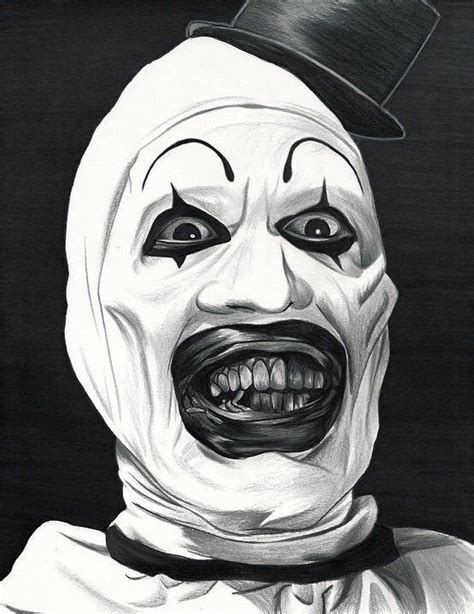 Pin by Robin on He was different...that smile... | Scary clown drawing ...