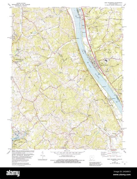 New richmond ohio map Cut Out Stock Images & Pictures - Alamy