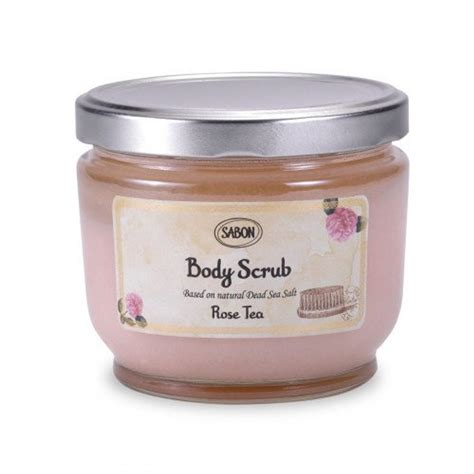 SABON Body Scrub Large Rose Tea | Bonjour Global