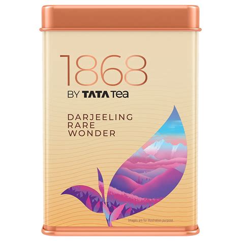 1868 by Tata Tea, Darjeeling Rare Wonder, 50g Tin : Amazon.in: Grocery ...