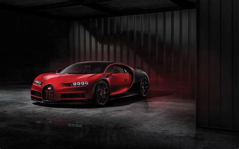 Red Bugatti Wallpaper