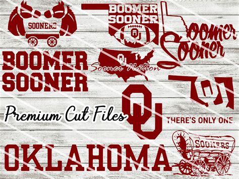 University of Oklahoma Sooners OU Boomer Sooner Premium SVG and ...