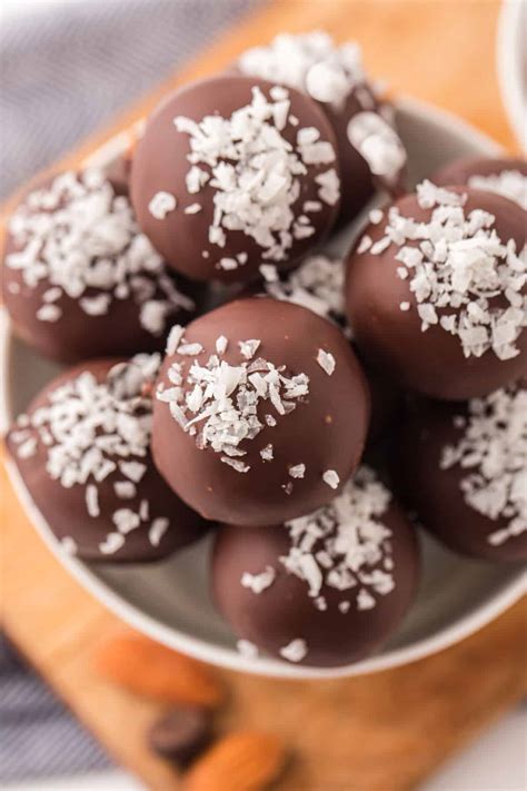 Chocolate Coconut Balls (No-Bake Recipe) - Princess Pinky Girl