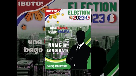 BARANGAY ELECTION 2023 FLYER / POSTER / BANNER SAMPLE DESIGN | IN ...