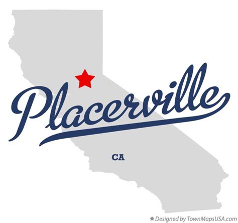 Map of Placerville, CA, California