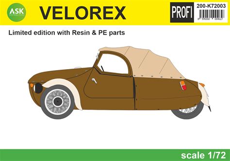 1/72 Velorex - Limited edition with Resin & PE & 3D print parts | Vše ...