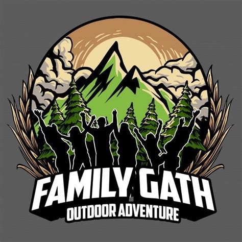 Premium Vector | Family gathering | Family drawing, Family logo, Family ...