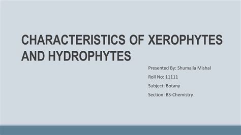 Characteristics of xerophytes & hydrophytes.pdf