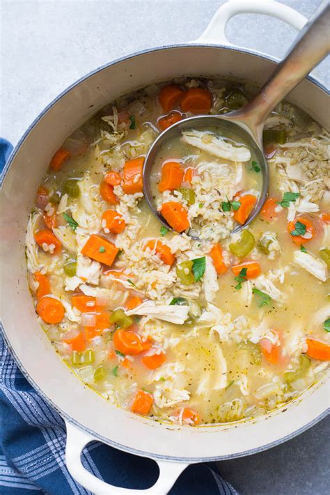 Chicken and Rice Soup - Kristine's Kitchen