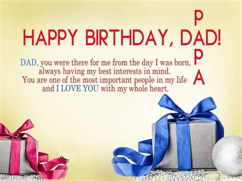 Happy Birthday Dad | Happy birthday dad messages, Birthday message for ...